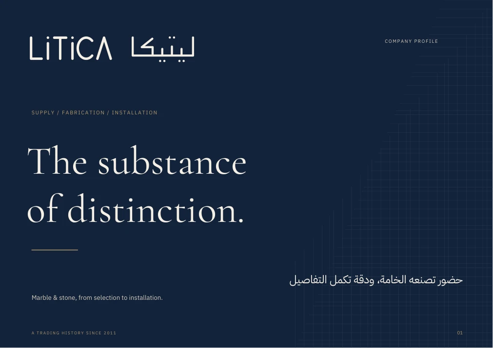 LiTiCA company profile cover: The substance of distinction
